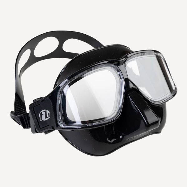 Маска Scorpena Apnea F1.1 (черный силикон; черный)